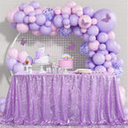 Lavender Sequin Tablecloth Lilac Wedding Party Sequin Tablecloth