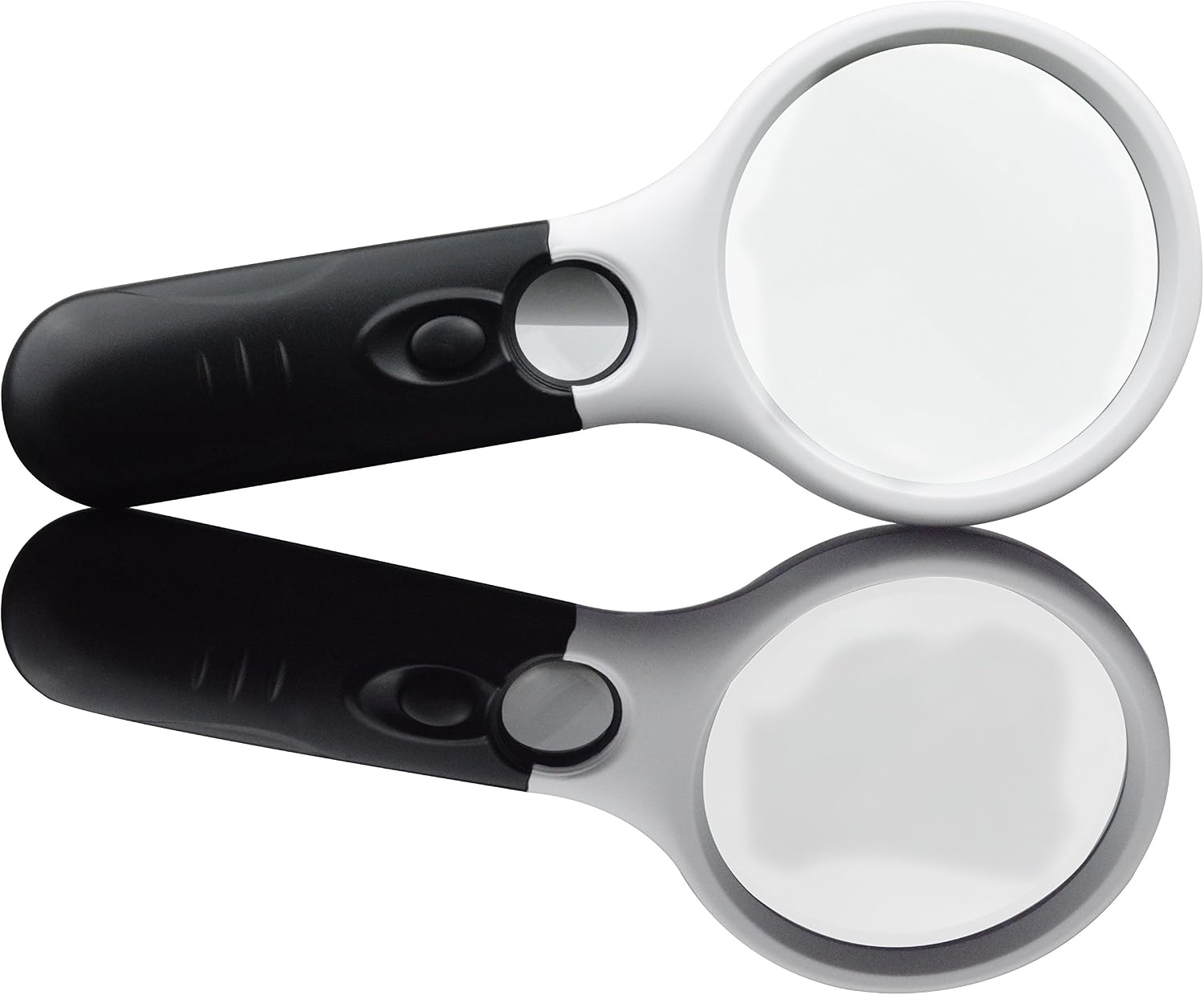 Magnifier 3 LED Light Handheld 3X 45X Glass Magnifier for Reading Jewelry | Portable, with bright white bulbs,for