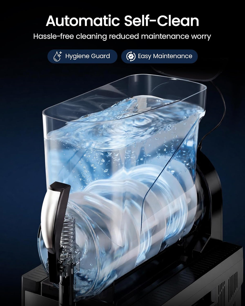 15L Commercial Slushie Machine, Margarita Maker with LED
