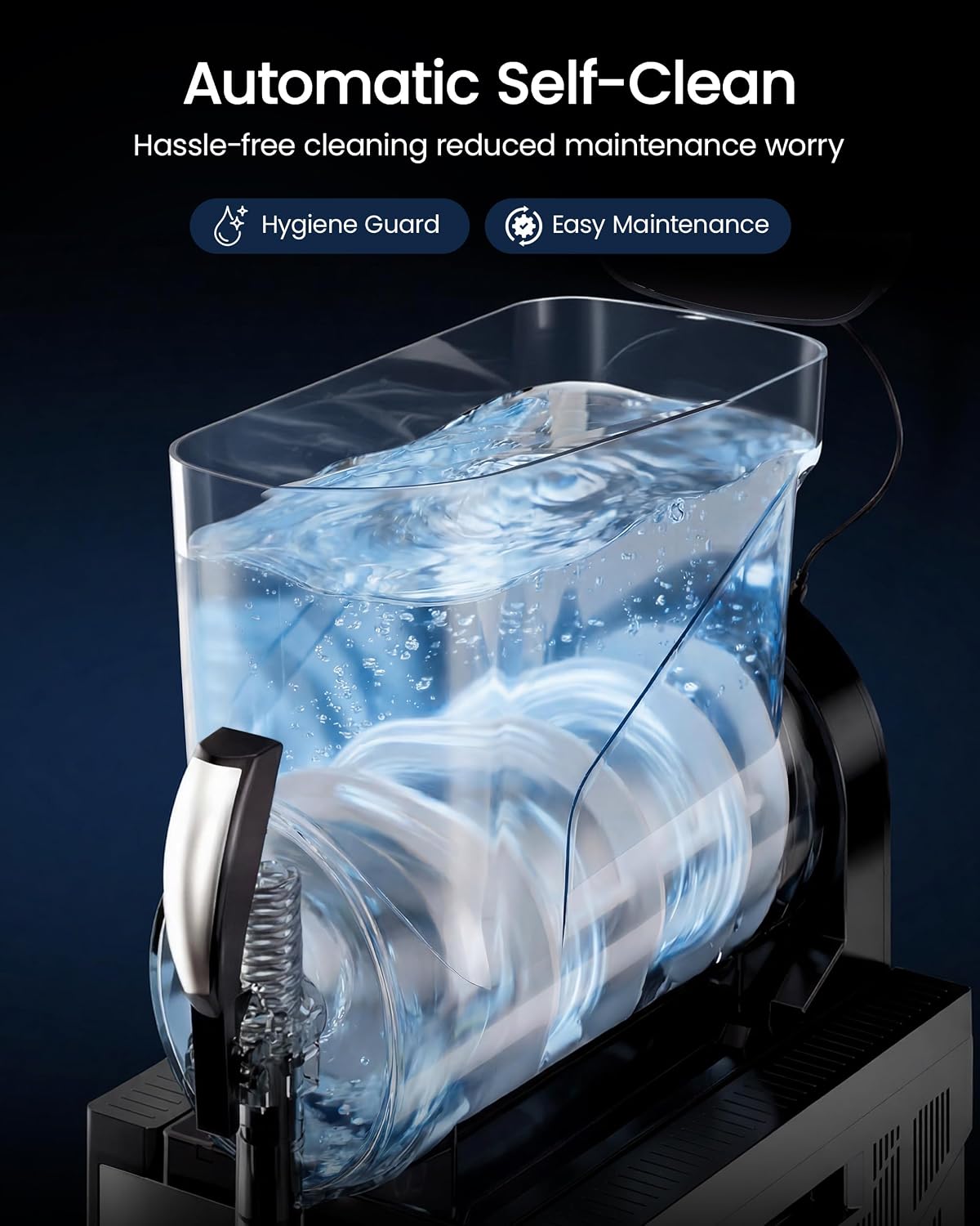 15L Commercial Slushie Machine, Margarita Maker with LED