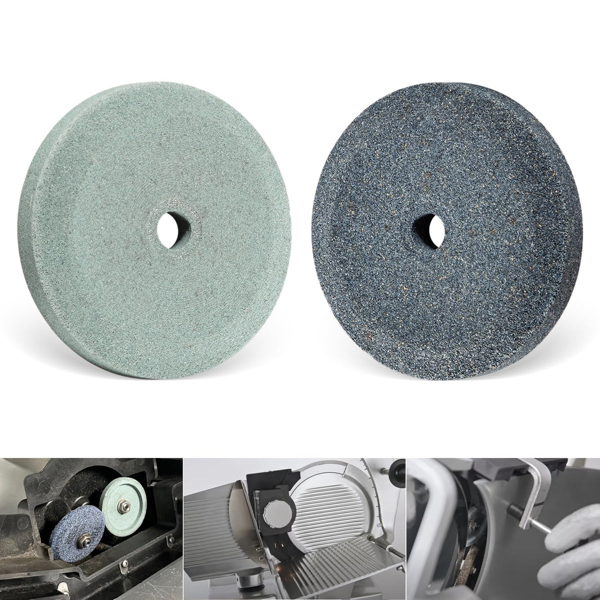Grinder Sharpening and Honing Stone Set for Bizerba Slicer
