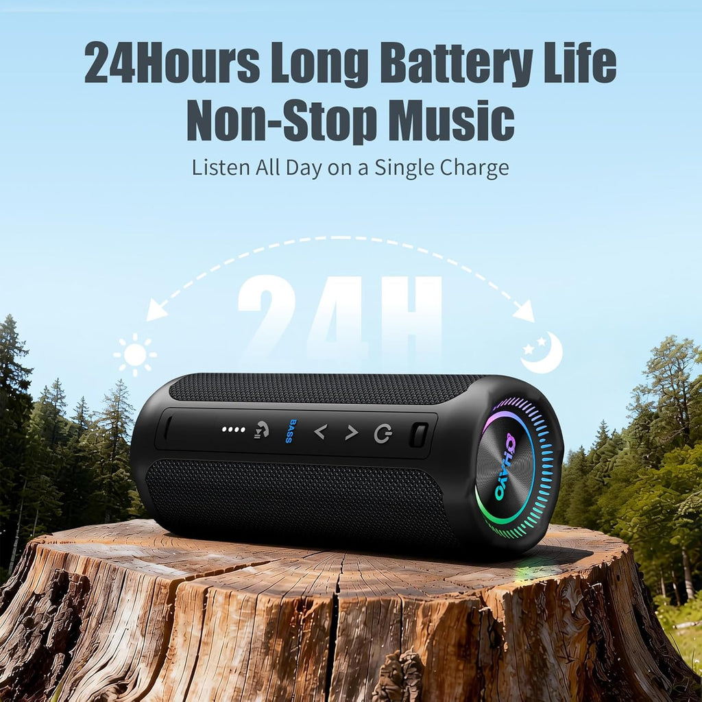 Bluetooth Speaker Wireless Loud Stereo Sound IPX7 Waterproof Outdoor Portable 25W Super Bass Speakers for Home Party