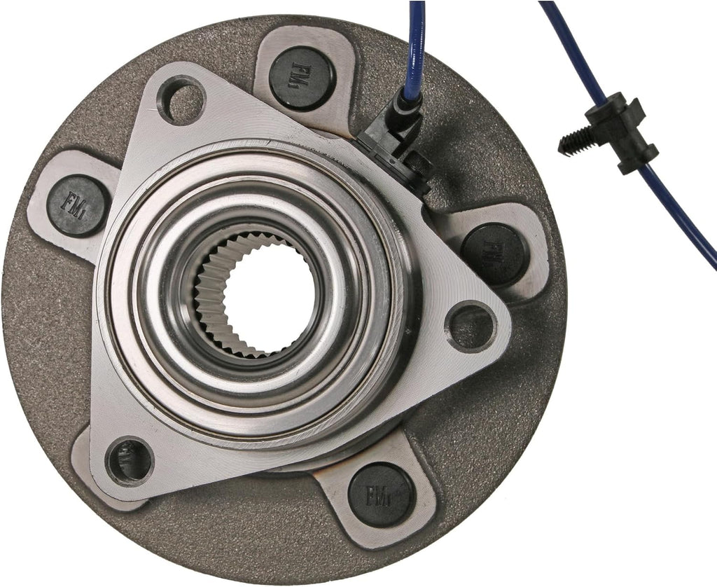 MOOG Front Wheel Bearing & Hub Assembly - Ram Classic Hub Replacement - Rust Resistant Studs - Quad Lip Seal Protection - Advanced Raceway Design
