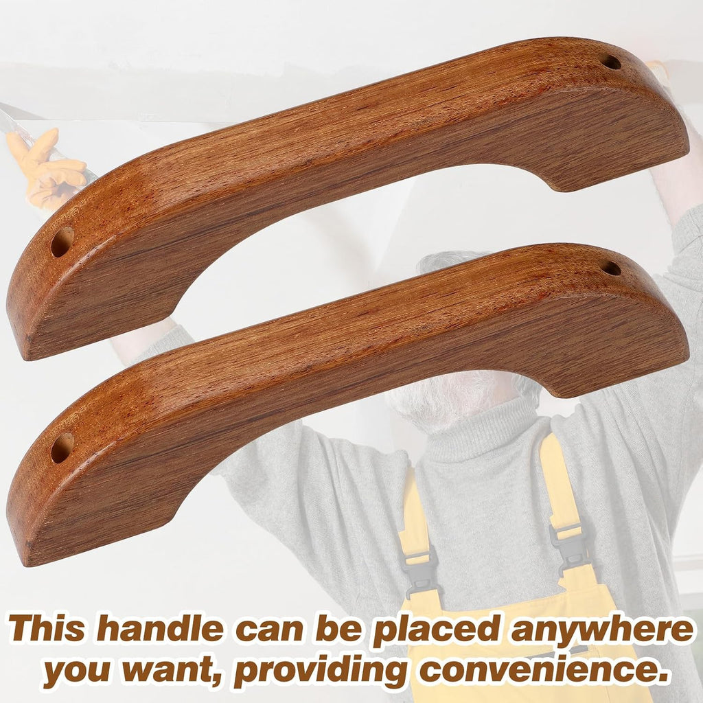 Wooden Grab Handle Teak Handrail Solid Teak Grab Handle