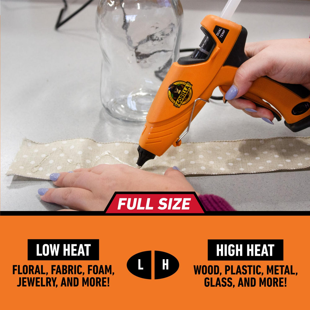 Hot Glue Gun Kit, Dual Temp, Includes 45 Sticks