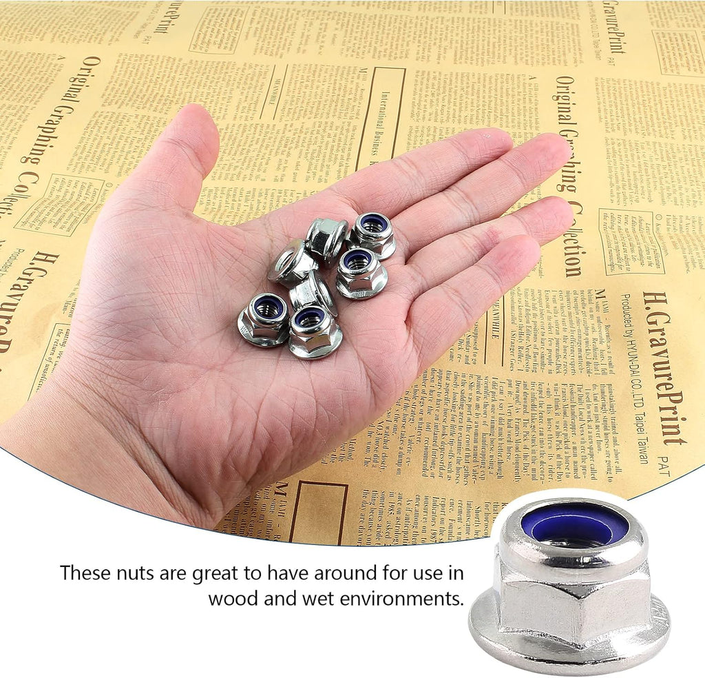 BokWin M6 Lock Nut, 20PCS, 304 Stainless Steel
