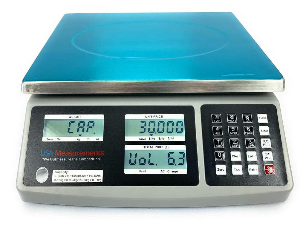 US-PC60 “The Pricer” Computing Scale (60 lb x .02 lb)