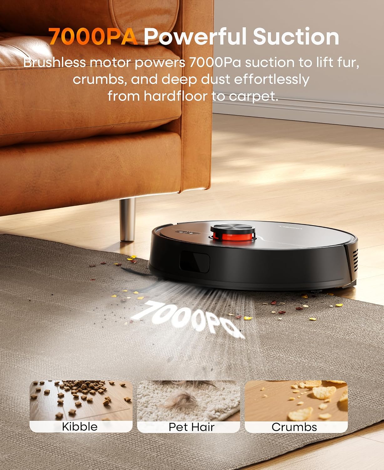Robot Vacuum and Mop 7000Pa LiDAR Self-Empty Station | Robot Vacuum Ultra quiet cleaning, Alexa voice control
