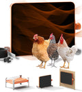 Smart Chicken Coop Heater, 200W Radiant Heat Panel with Temperature Sensor