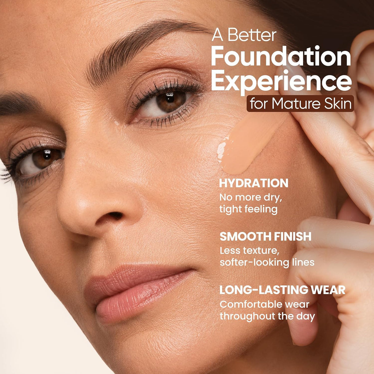 Glow Foundation for Mature Skin - Cushion Foundation - Warm