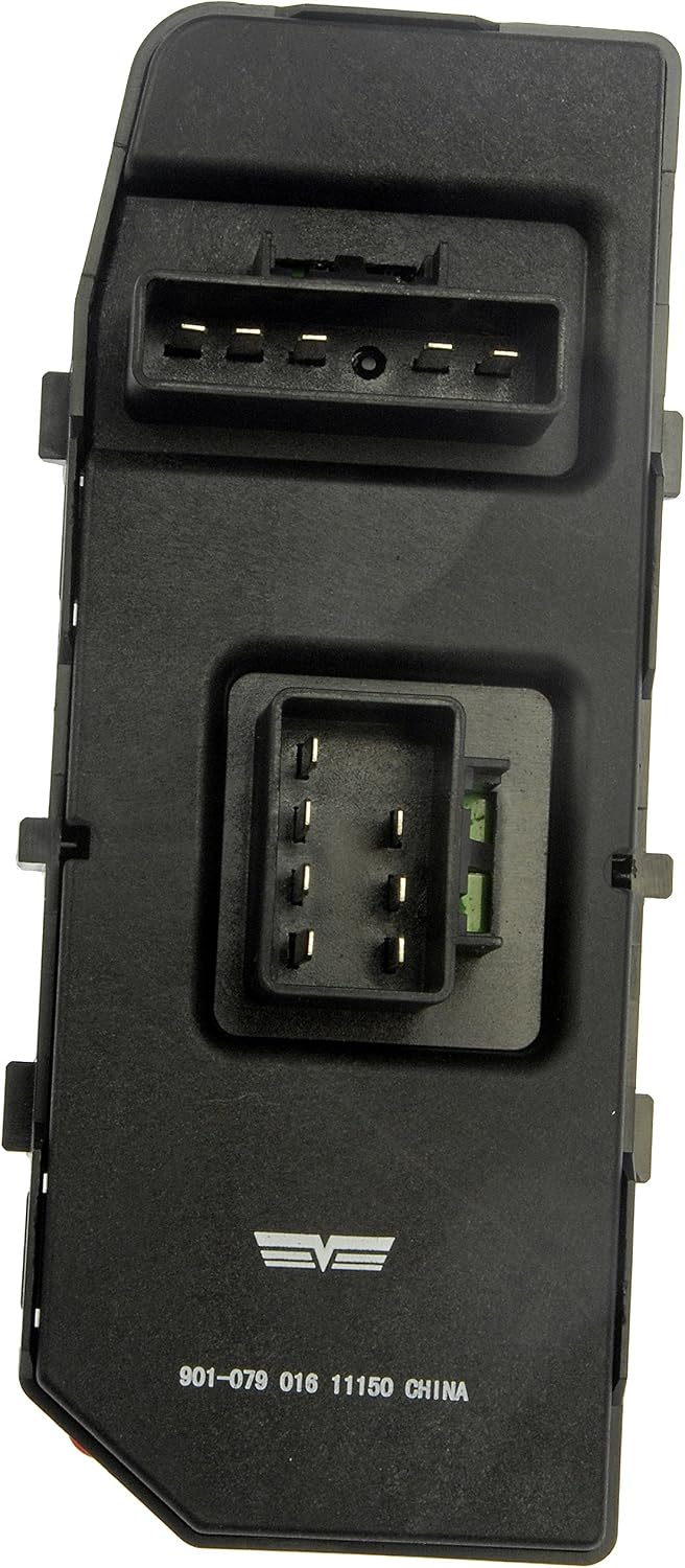 Dorman 901-079 Front Driver Side Power Window Switch 5 Button Compatible with Select Buick / Pontiac Models