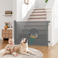 Retractable Baby Gates Extra Wide | 55" Wide x 34" Tall Dog Gates for Stairs | Indoor/Outdoor Use | Child Gates for