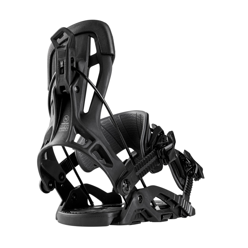 Flow Fuse Men's Quick-Entry Snowboard Bindings, Black, Medium