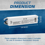OHLECTRIC Replacement for Keystone KTEB-120-1-TP-EMI T12 Ballast