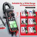 NOYAFA Digital Clamp Meter Multimeter 6000 Counts TRMS