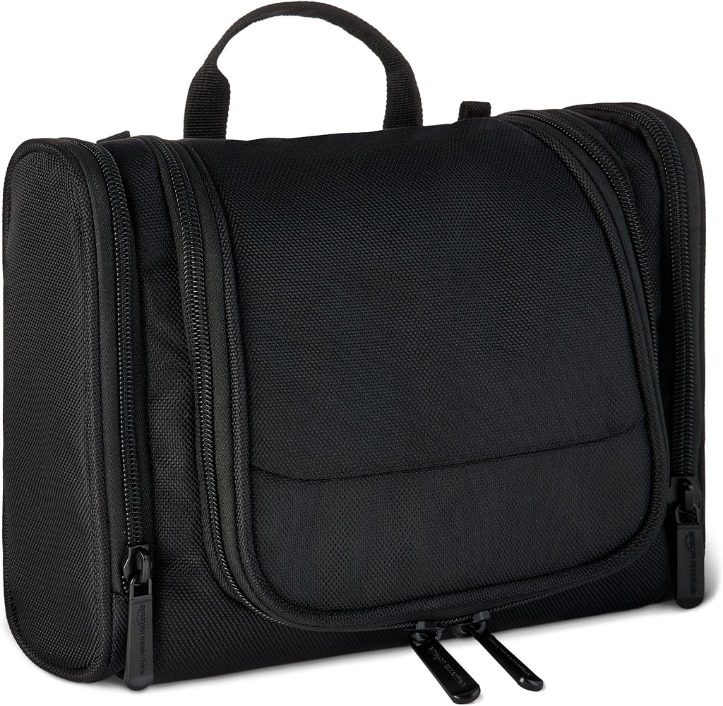Spacious Toiletry Bag, Hanging Cosmetic Dopp Kit with Multiple Compartments, Durable 1680D Polyester, Large Capacity