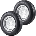 ST205/75D15 Trailer Tires with 15 in Rims, 5 Lug on 4.5 in, Load Range C, 6PR