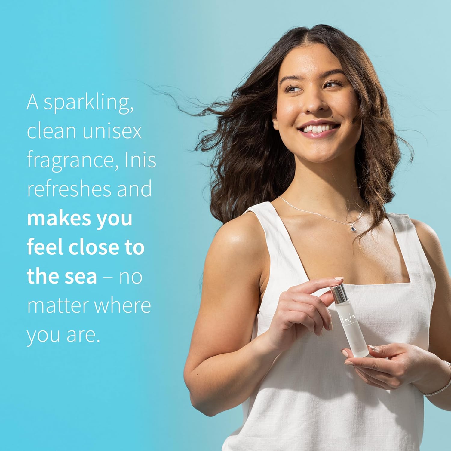 Cologne for Men and Women, 0.5 fl oz | Travel Size Unisex Perfume, Clean Fresh Aquatic Ocean Fragrance with Sparkling