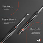 A-Premium Rear Shock Absorbers, Set of 2 - Compatible with Dodge, Chrysler
