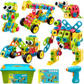 195 PCS STEM Toys, Building Sets for Kids 3+