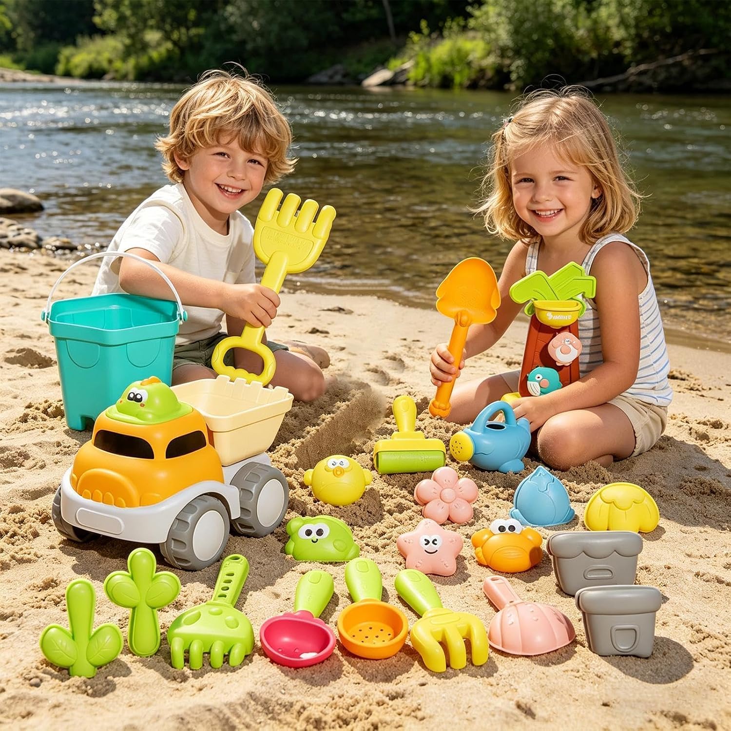 Beach Toys Set, Fun Digger and Explorer Tool 25 Pieces | Children's Toys