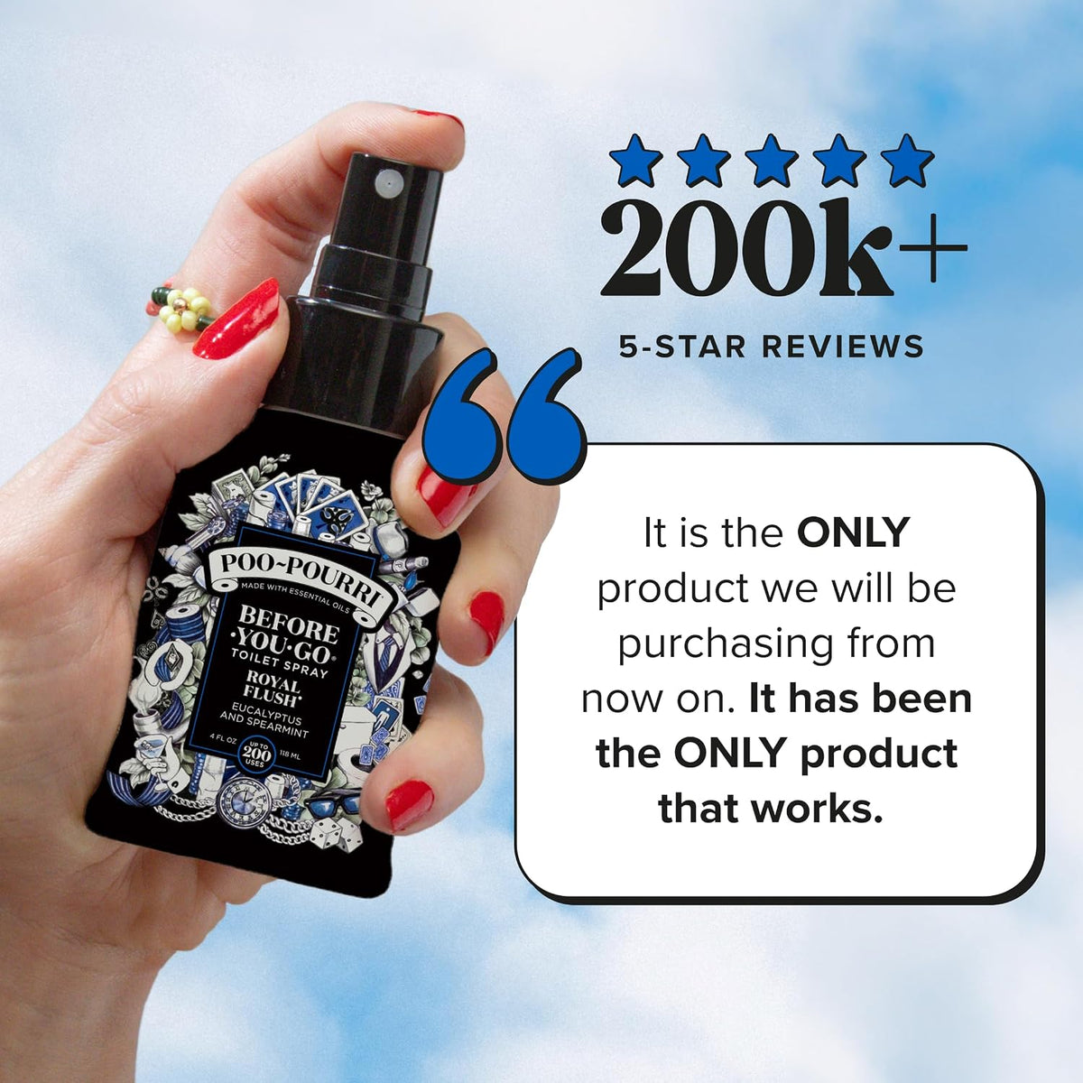 Before-You-Go Toilet Spray, Royal Flush, 2 Fl Oz