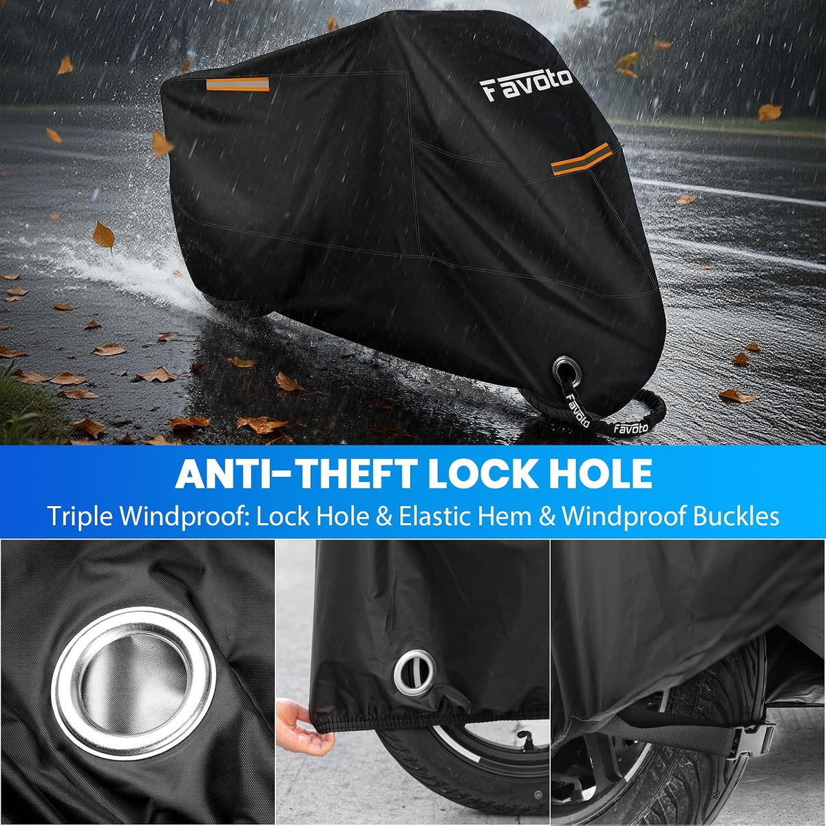 Motorcycle Cover Waterproof Outdoor Motorcycle Cover Heavy Duty