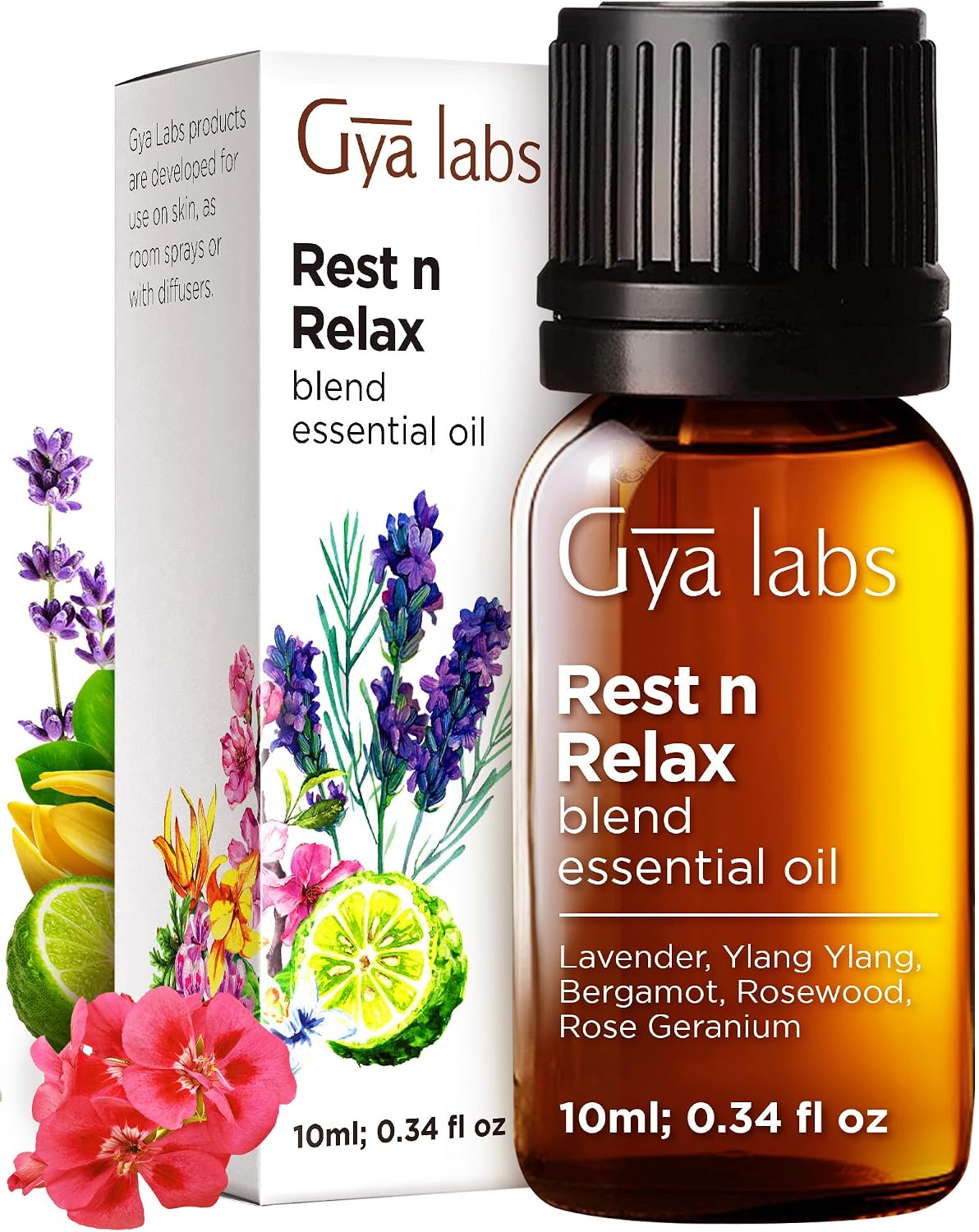 Rest & Relax Essential Oils Blends - 0.34 Fl Oz