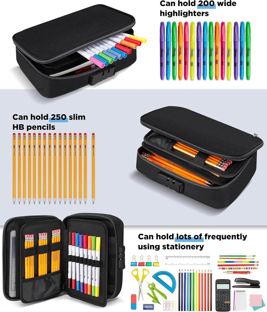 Big Capacity Storage Pouch Marker Pen Pencil Case Simple Stationery Bag Box Art Tool & Sketch Storage Boxes for