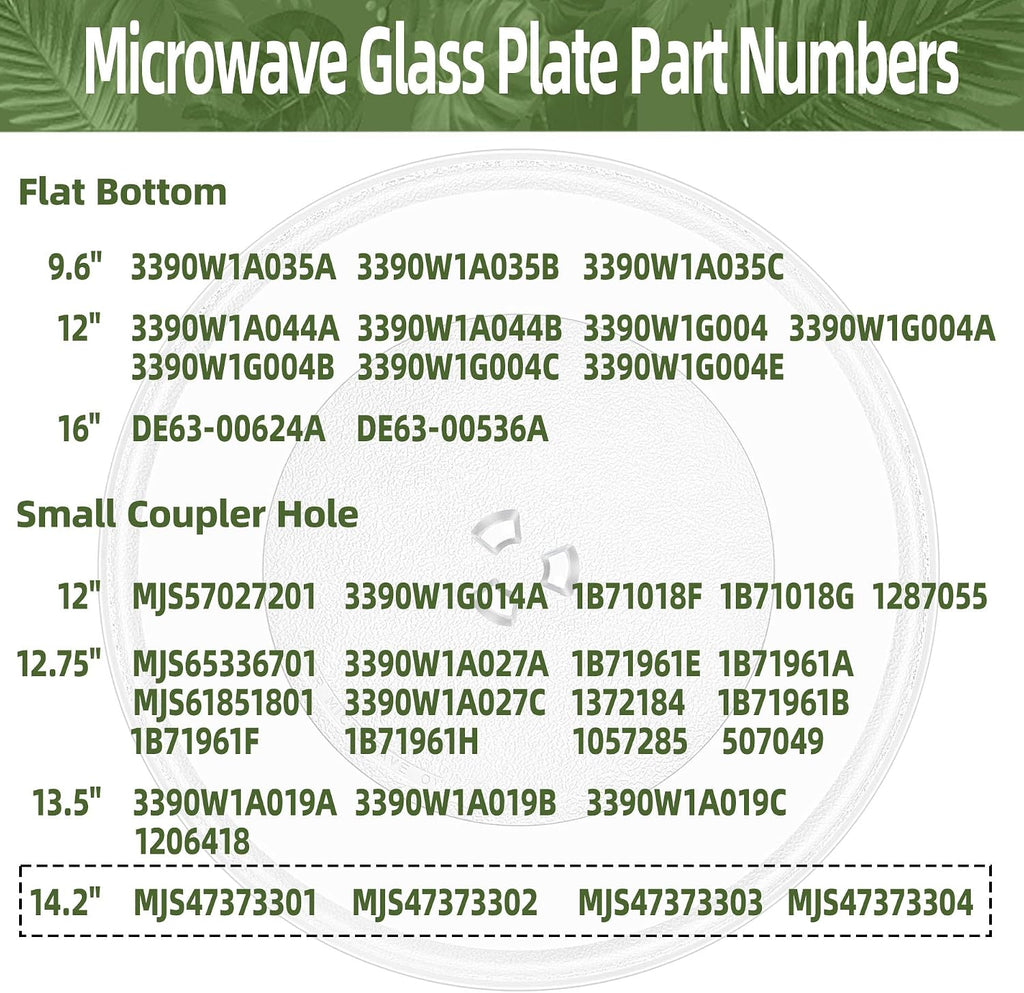 14.2" Microwave Turntable Plate for LG Microwave