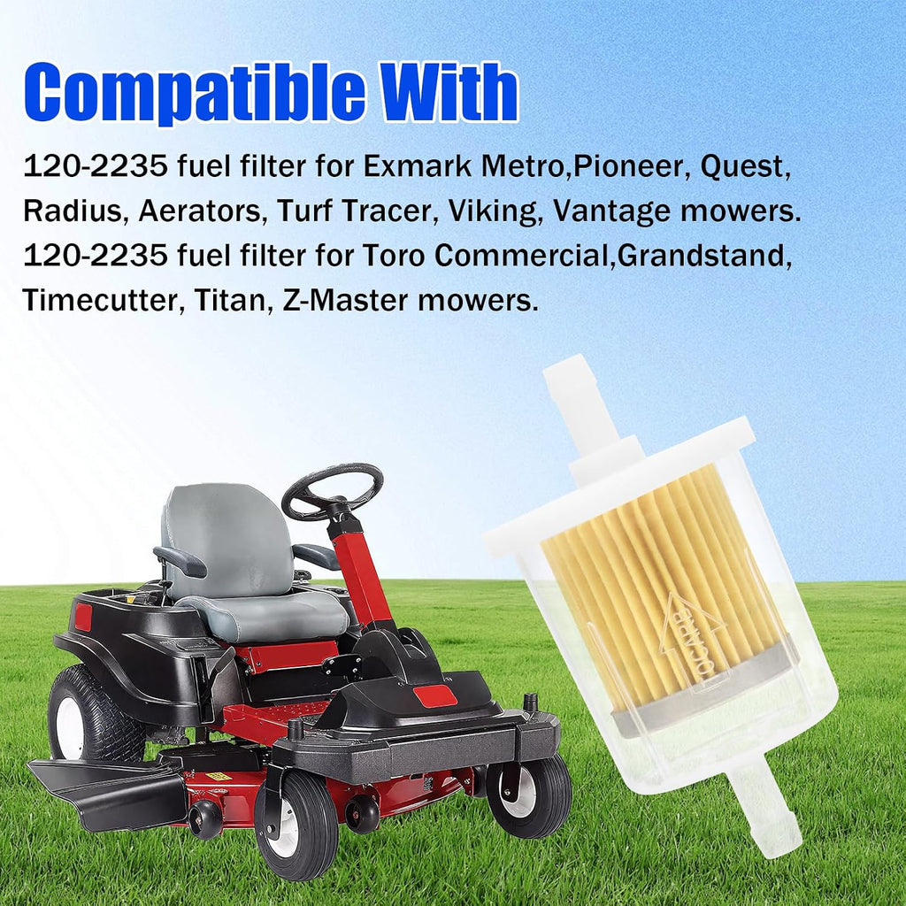 120-2235 Fuel Filter Replacement for Exmark and Toro Most Lawn Mowers
