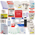 OSHA & ANSI 2021 Class B Refill Kit, 50 Person, 208 Pieces-First Aid Refill