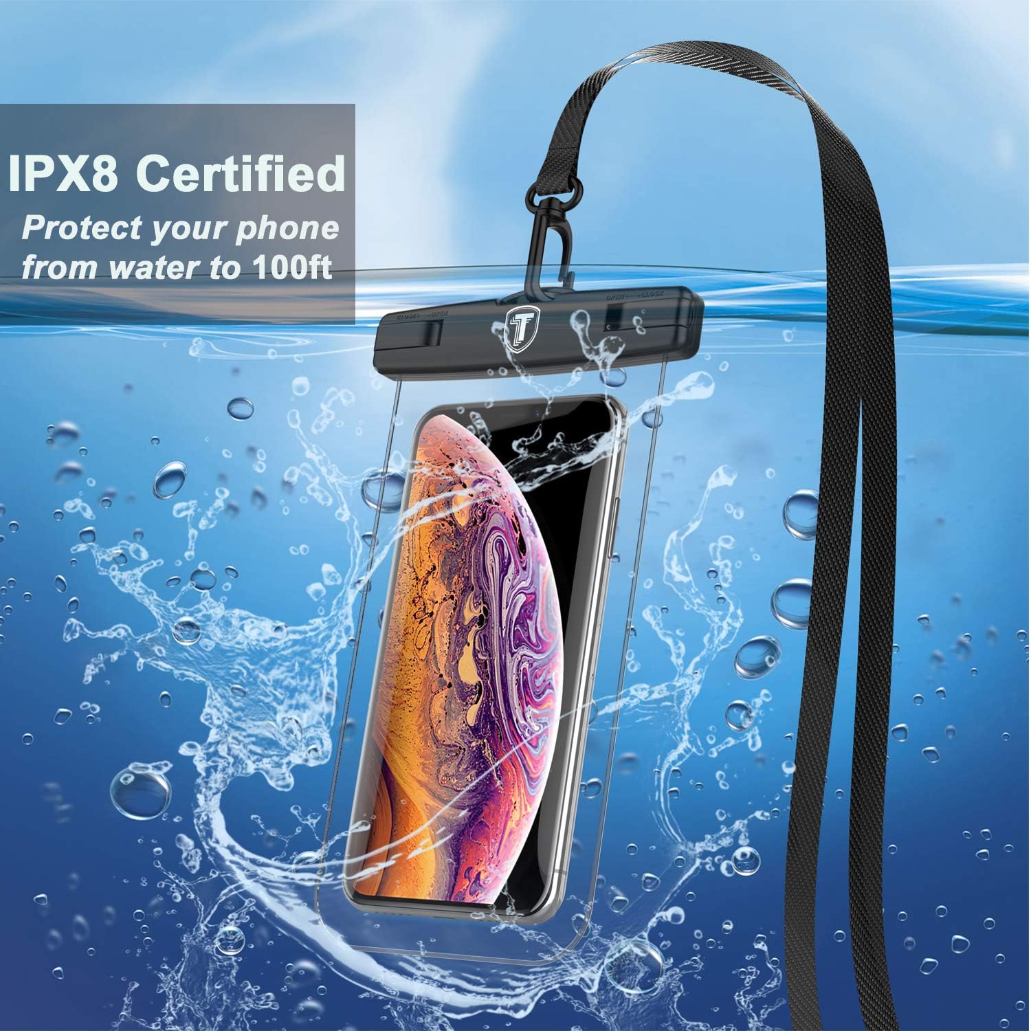 Waterproof Phone Pouch for Samsung Galaxy S25 Ultra S24 Plus S23 S22 S21 FE Note 20 A03S A13 A14 A15 A16 A51 A71 A23