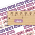 Mini Name Labels (175) - Custom Personalized Name Labels for Labeling Tiny Items, Washer and Dryer-Safe Waterproof