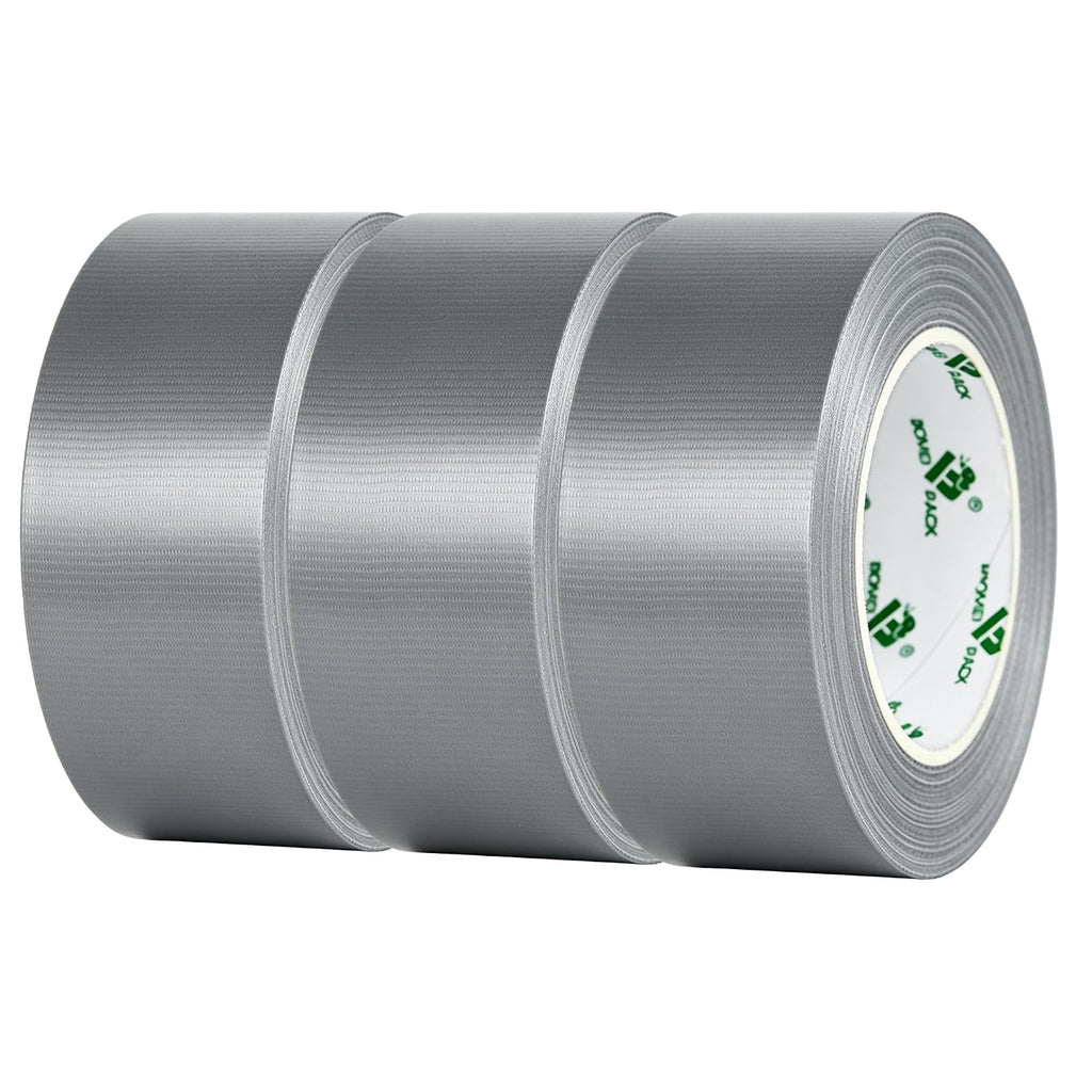 3-Pack Duct Tape - Silver Heavy Duty- 35Yards x 2 Inches