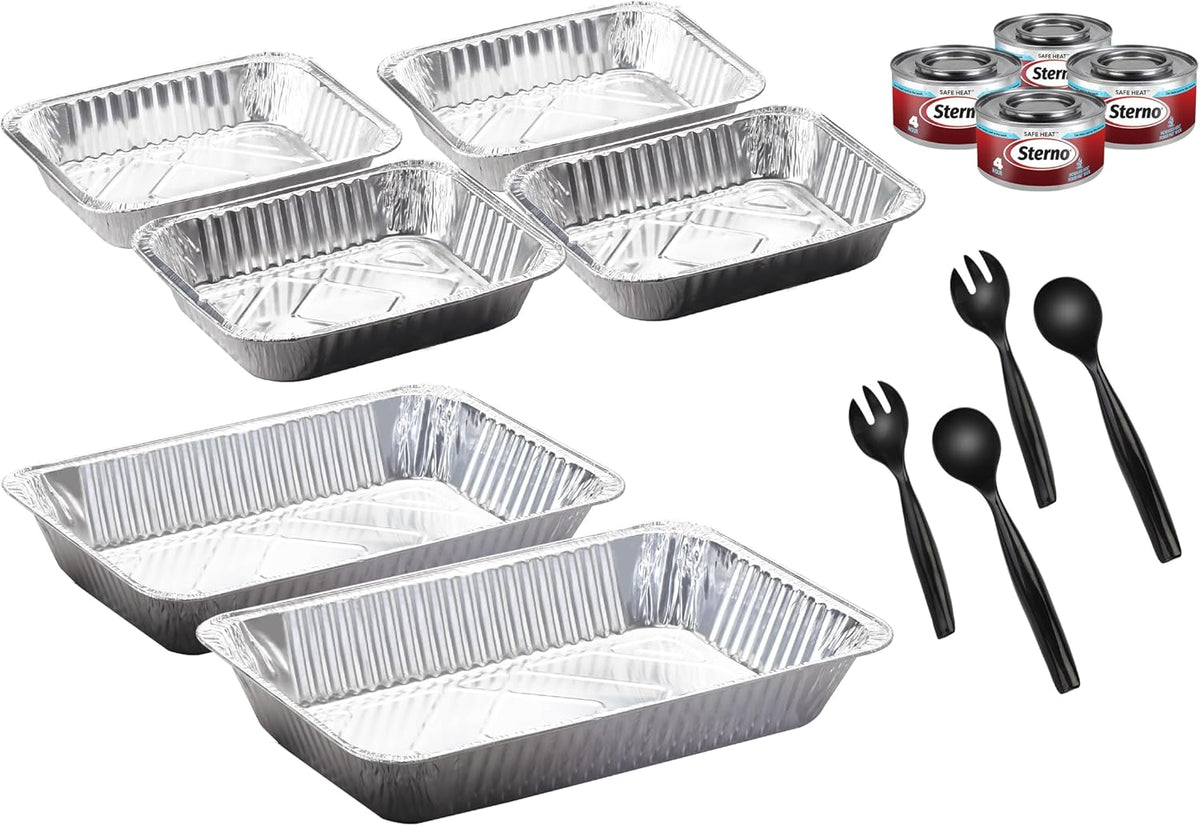 Disposable Chafing Dish Refill Kit, 2-Pack