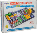 203 Electronics Exploration Kit | Over 200 STEM Projects | Full Color Project Manual | 42 Snap Modules | Unlimited Fun