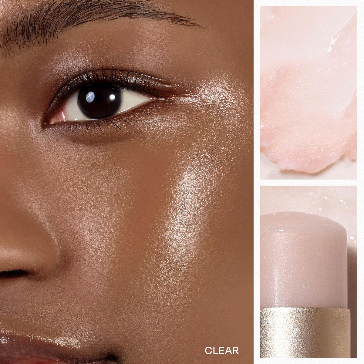True Dimension Radiance Balm Korean Glass Skin Highlighter, with Squalane & Safflower Oil | Cream Blush, Eyeshadow &