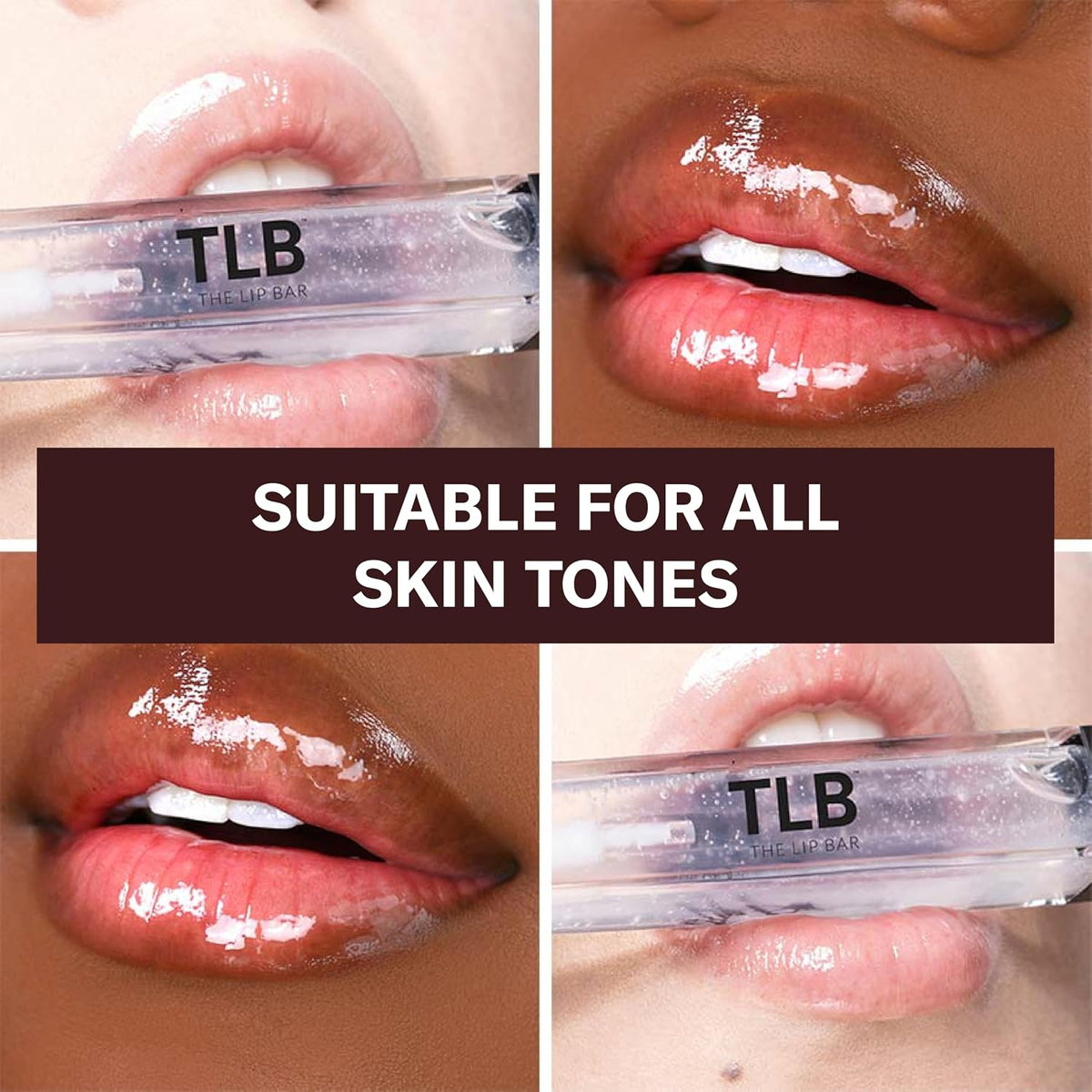 Lip Gloss, Minimalist (Clear) - Gloss Up Sheer Finish - Smooth, Not Sticky Formula - Moisturizing Coconut Oil, Olive