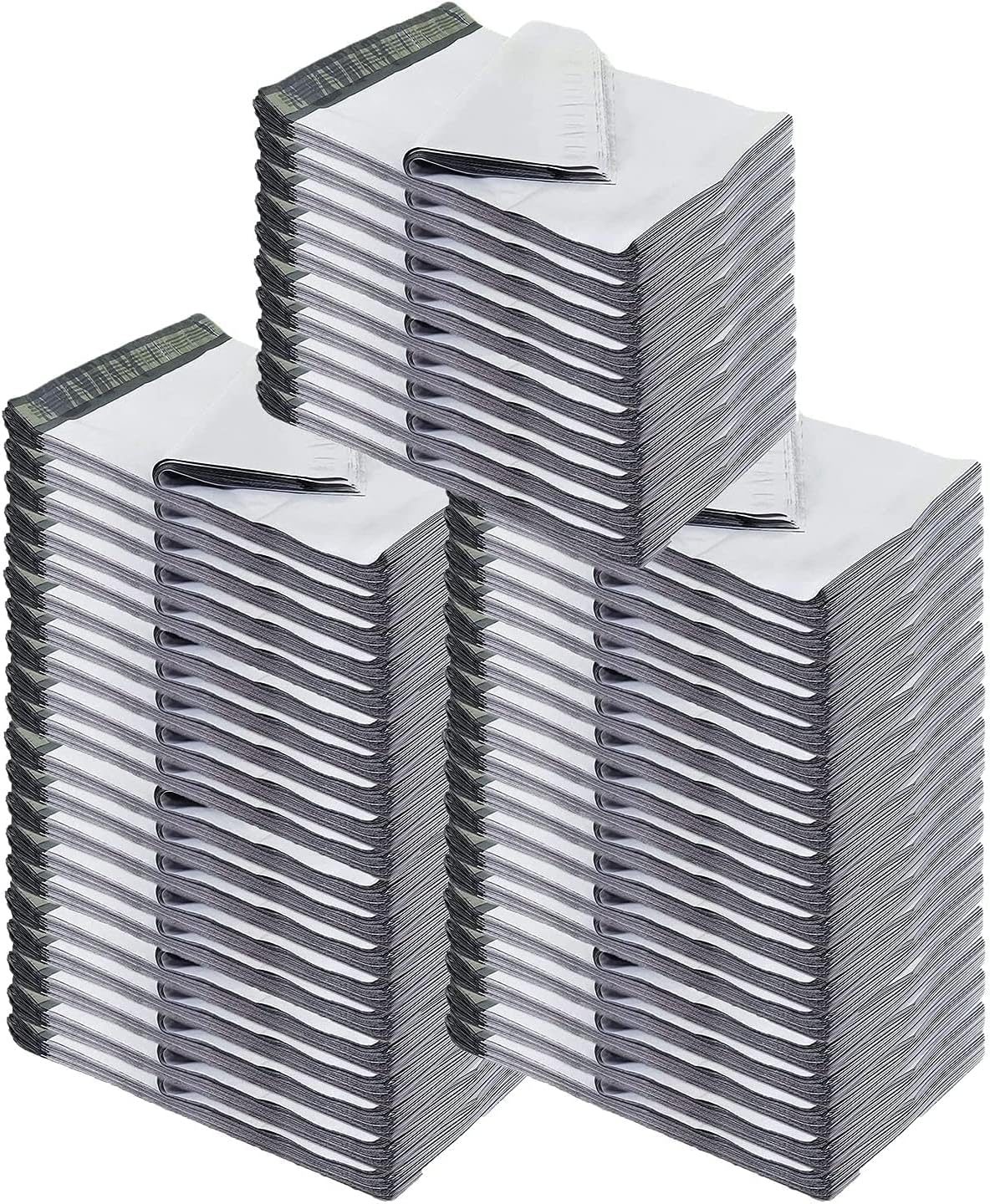 9x12 Inch White Poly Mailers, 5000-Pack Bulk I Size #3 Strong Self-Seal Adhesive, Waterproof