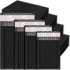 100 Pcs Black Bubble Mailer 4 Sizes Self Adhesive Padded Envelopes