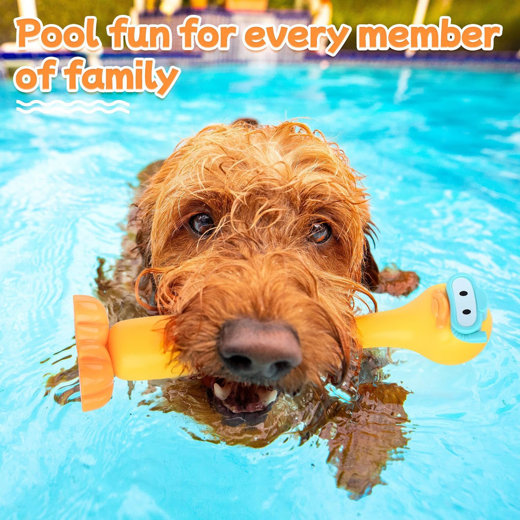 Pool Diving Toys for Kids, 9 PCS Swimming Pool Diving Rings, Summer Duck Dive Sticks with Duck Float Toys for Kids