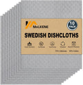 Swedish Dishcloths for Kitchen, 10 Pack Cellulose Sponge Cloths