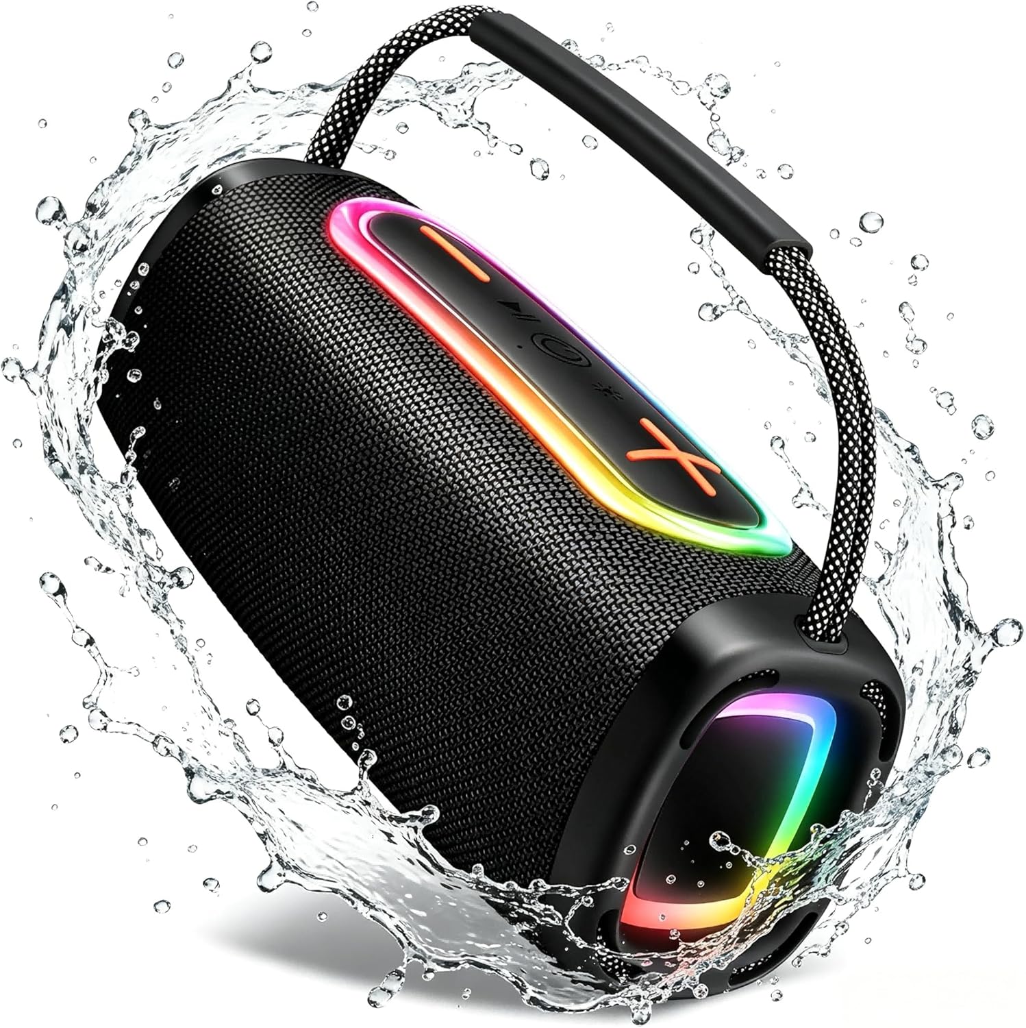 Bluetooth Speaker 60W, 36H Playtime 6000mAh BT5.4 Portable Wireless Speaker with Loud Stereo Sound, IP6 Waterproof
