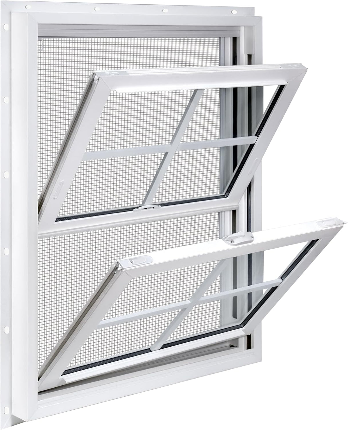 32" x 36" Vinyl Double Hung Window, White