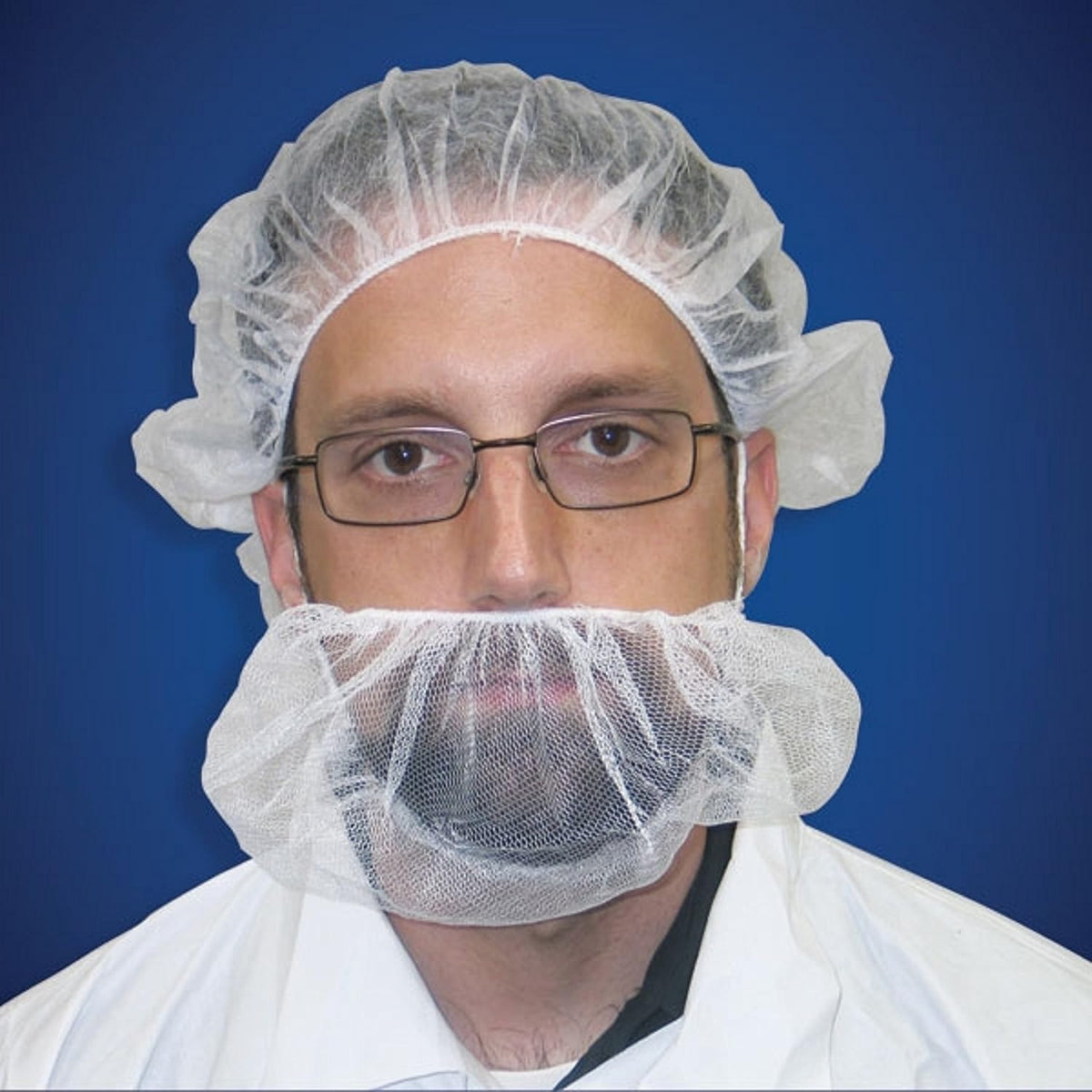 Beard Nets, Nylon Honeycomb, White, 500/case