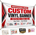 Custom Banner - Make Your Own Banners and Signs Customize for Business Advertisings, Birthdays, Weddings, Graduation