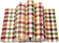 150 Sheets Fall Plaid Wax Paper, Greaseproof Waterproof