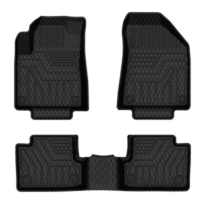 Floor Mats for Jeep Cherokee 2016-2023 (Not for Grand Cherokee), Custom Fit TPE All-Weather Floor Liners, Waterproof