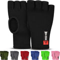 Inner Glove Hand Wraps for Boxing & Kickboxing — Elasticated Wrist Support, Knuckle Protection for Muay Thai, MMA